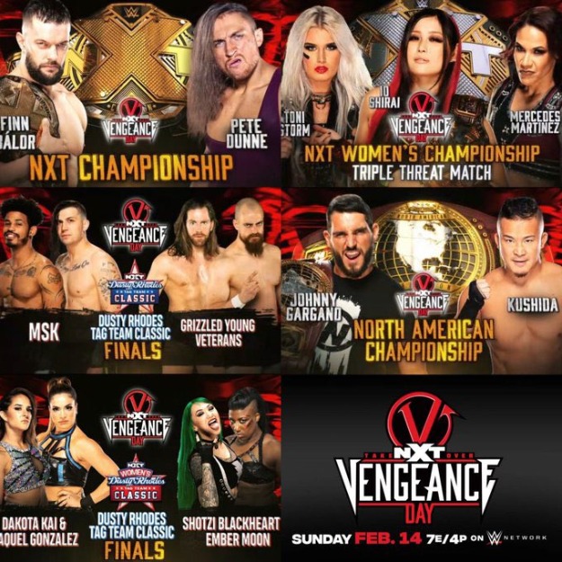WWE NXT TakeOver Vengeance Day. Cobertura y Resultados en vivo